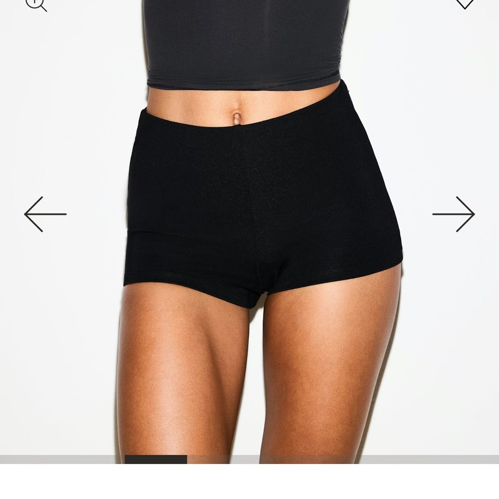 BRAND NEW SKIMS High Waist Black Women's Shorts - Originally $78